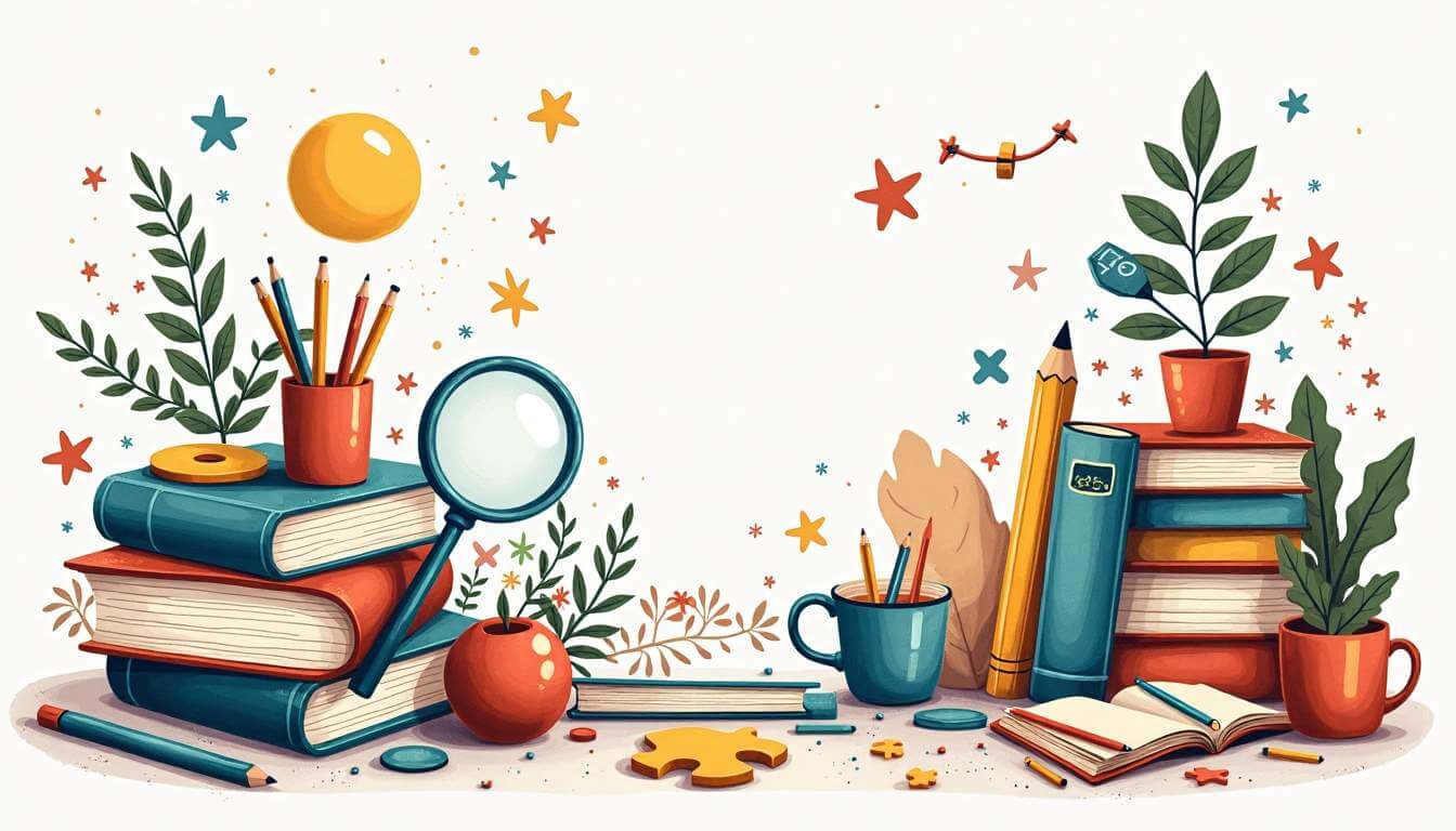 dibujo de escritorio con elementos