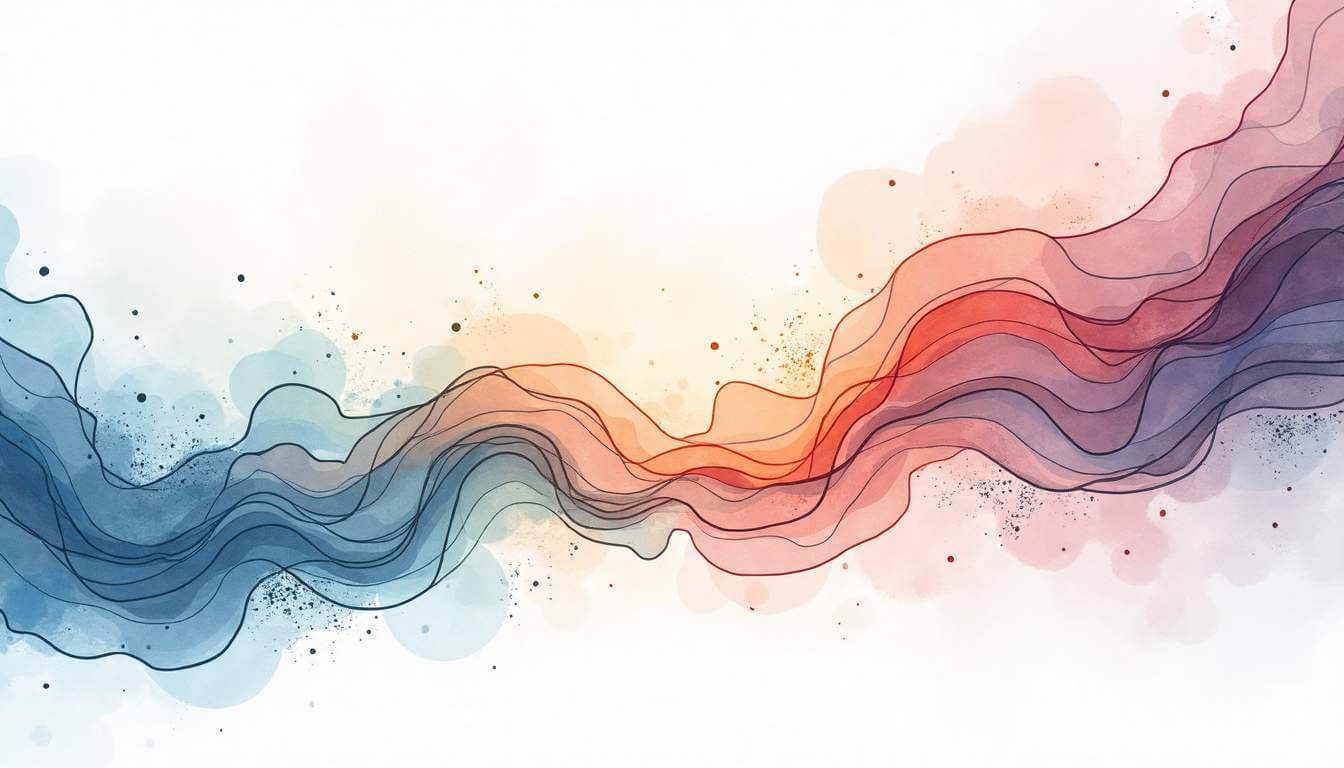 dibujo de líneas de colores