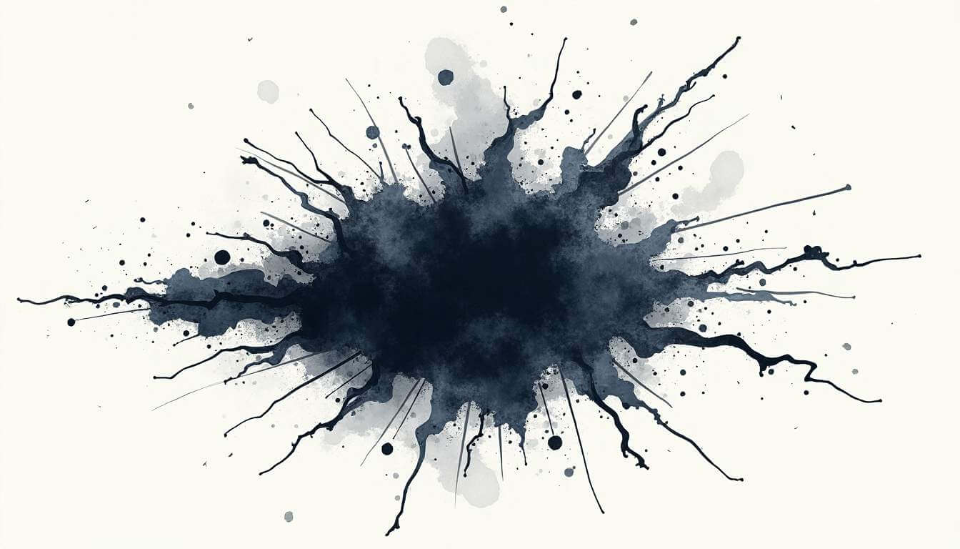 dibujo manchas negras