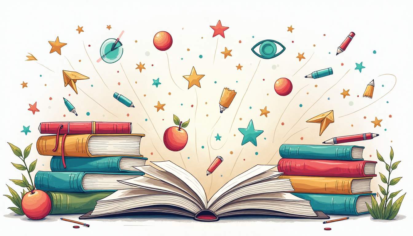 libros con iconos